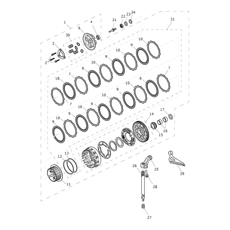 Embrayage Speed Triple 1200 RS VIN à partir de CD3148 Micro-Fiche