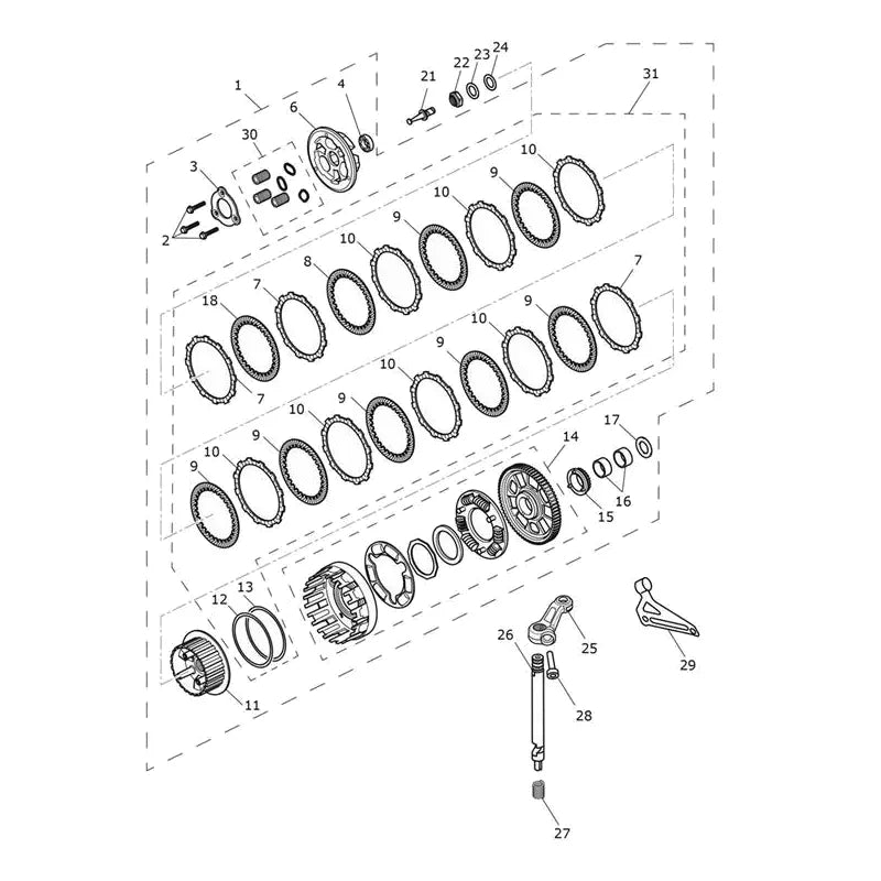 Embrayage Speed Triple 1200 RX Micro-Fiche