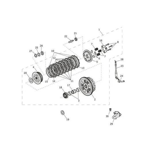 Embrayage Bonneville Speedmaster VIN AC1201 à CM2411 Micro-Fiche