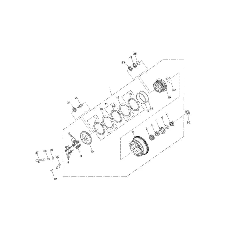 Embrayage Street Triple 675R (VIN 560477 à 806645)