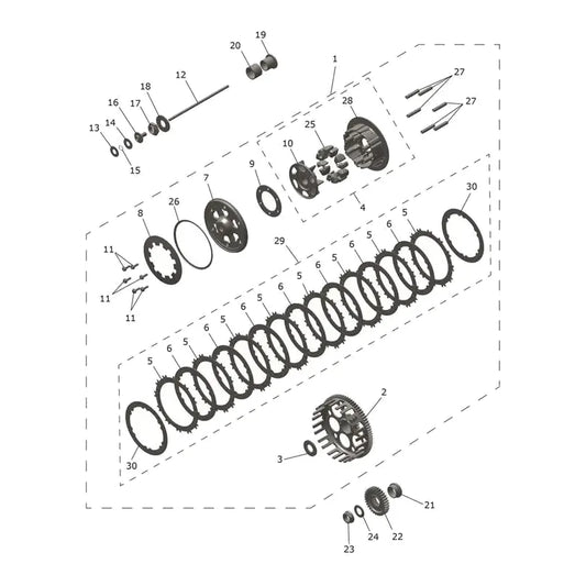 Embrayage TF 450-C Micro-Fiche