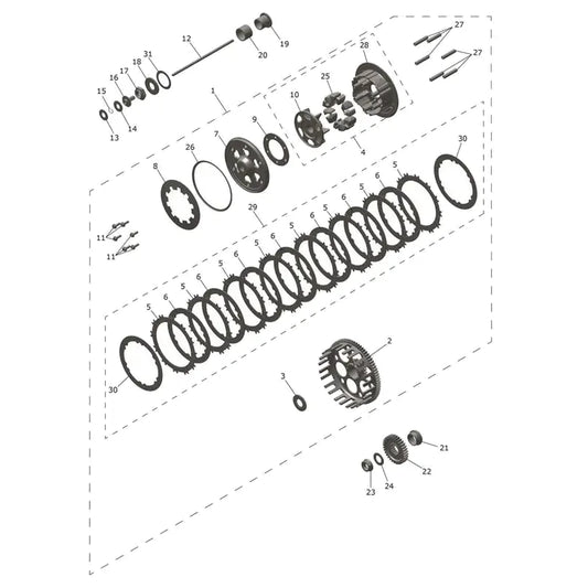 Embrayage TF 450-E Micro-Fiche
