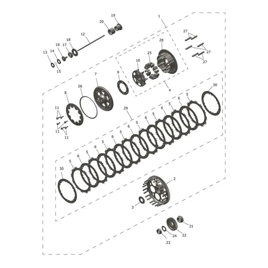 Embrayage TF 450-RC Edition Micro-Fiche