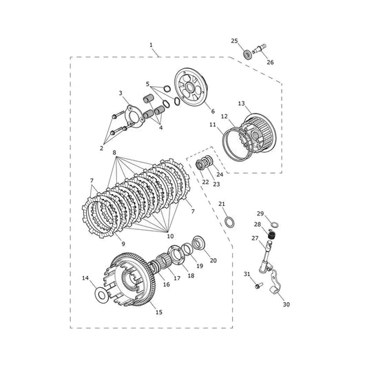 Embrayage Tiger Sport 800 Tour Micro-Fiche