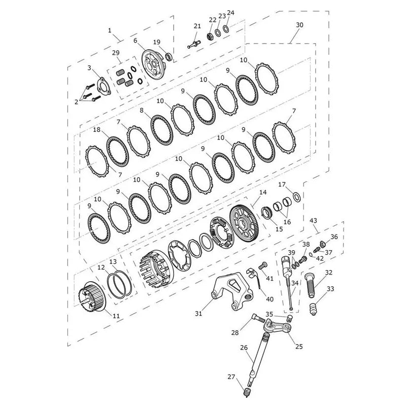 Embrayage Tiger 1200 Alpine Micro-Fiche