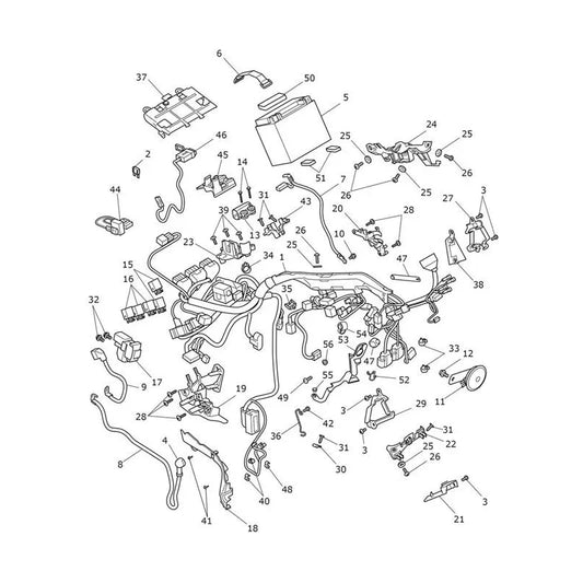 Équipement Électrique V2 Scrambler 900 VIN jusqu'au CM9963 Micro-Fiche