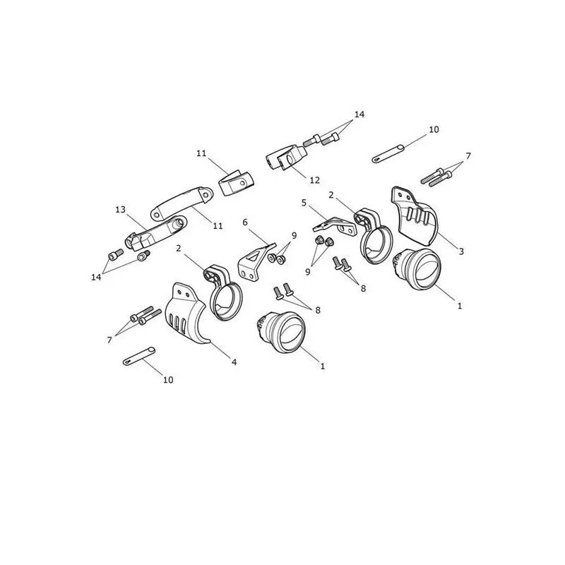 Feux Antibrouillard Scrambler 1200 XE VIN BP0885 à CL1736 Micro-Fiche