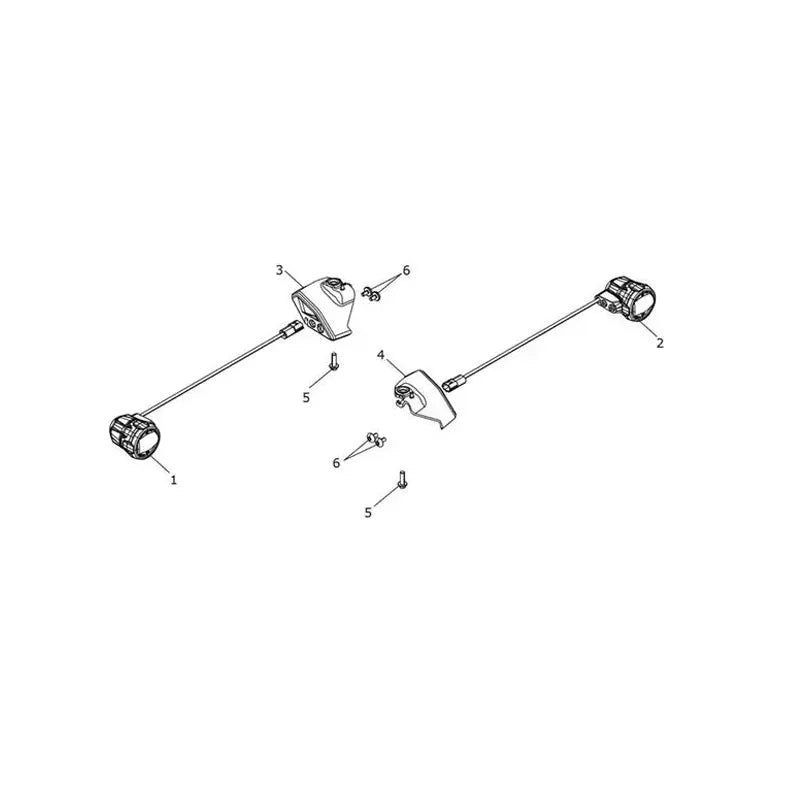Feux Antibrouillard Tiger 900 Alpine Micro-Fiche