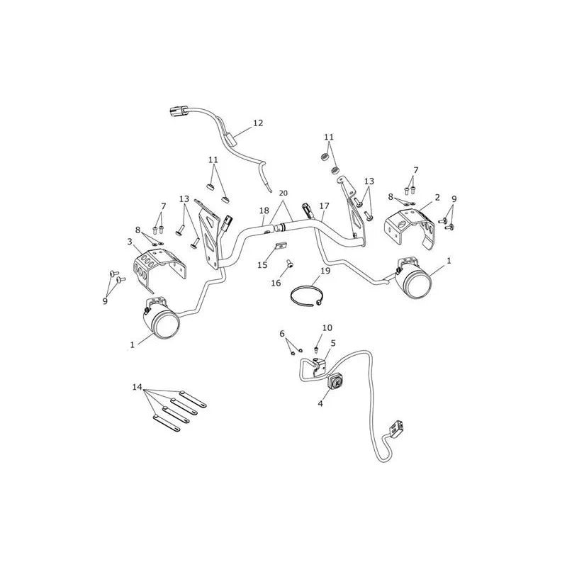Feux Antibrouillard Tiger Explorer XC (VIN jusqu’au 740276) Micro-Fiche