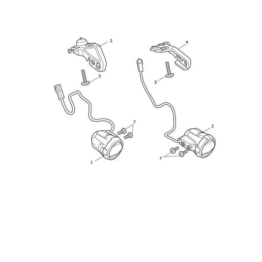 Feux Antibrouillard Tiger 1200 Desert Micro-Fiche