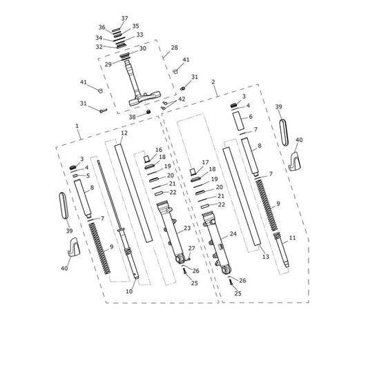 Fourche Bonneville T100 VIN AC5927 à CL9403 Micro-Fiche
