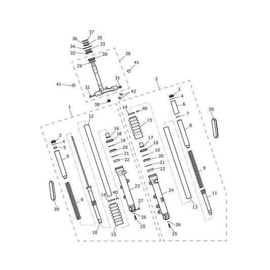 Fourche Bonneville T120 VIN AC6130 à CL9402 Micro-Fiche