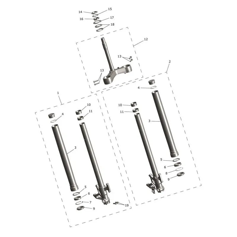 Fourche Daytona 660 VIN jusqu'au CM3406 Micro-Fiche