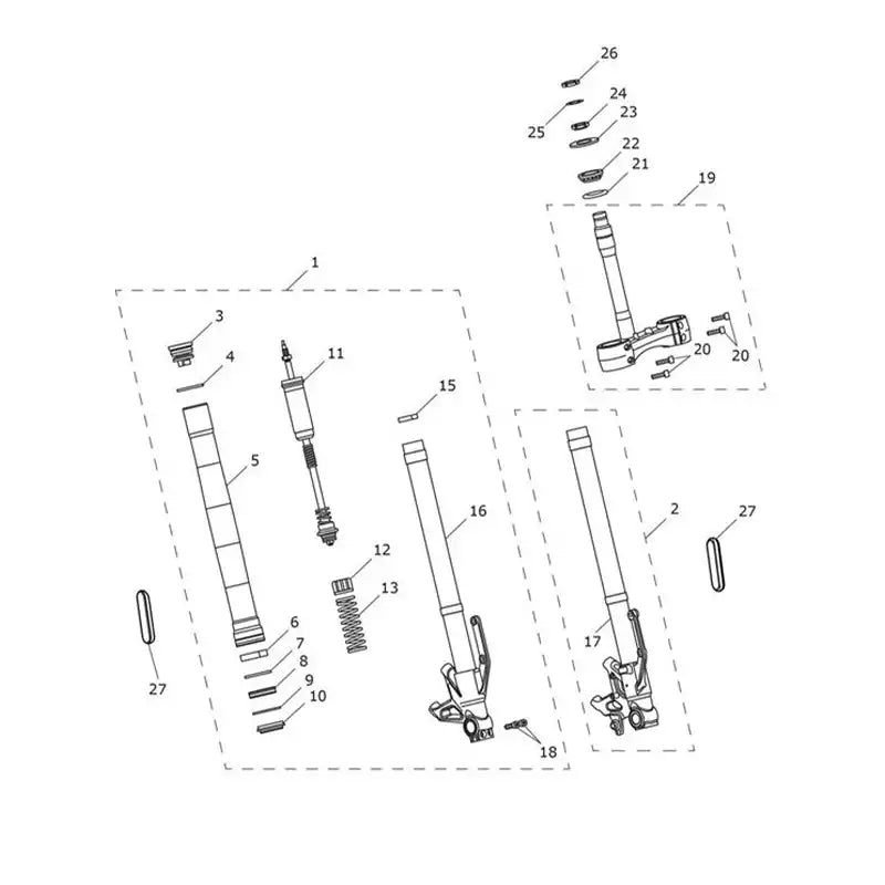 Fourche Standard et Low Ride