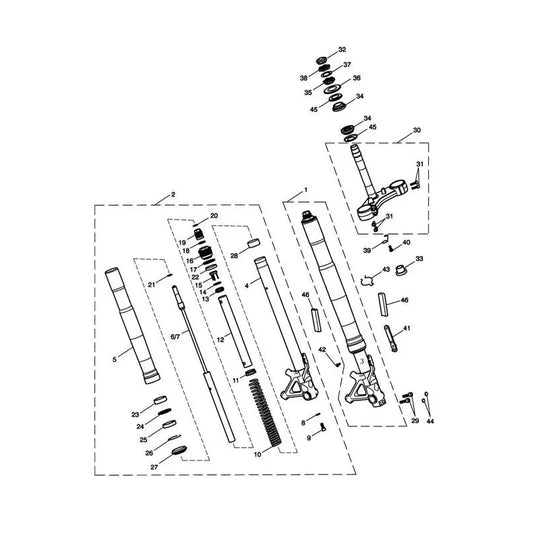 Fourche Tiger 1050 (VIN 287504 à 570058) Micro-Fiche