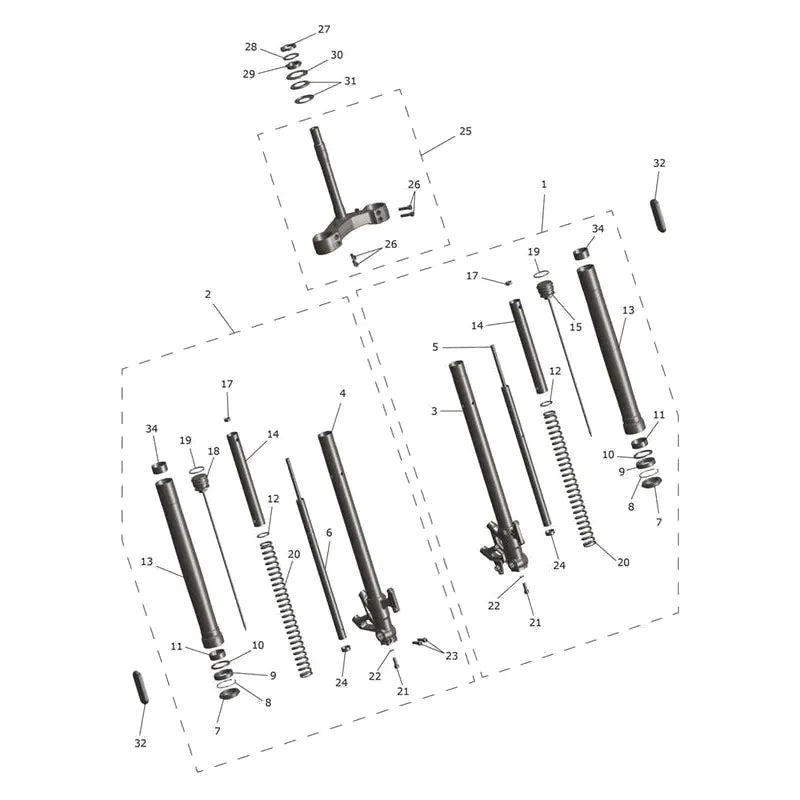 Fourche Tiger Sport 800 Tour Micro-Fiche