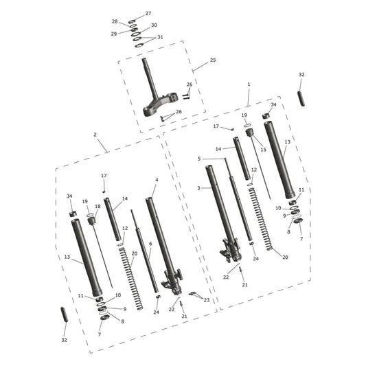Fourche Tiger Sport 800 Tour Micro-Fiche