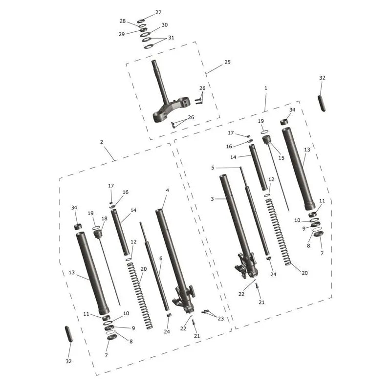 Fourche Tiger Sport 800 Micro-Fiche