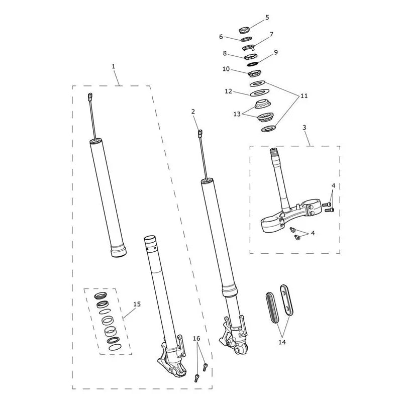 Fourche Tiger 1200 Rally Explorer Micro-Fiche