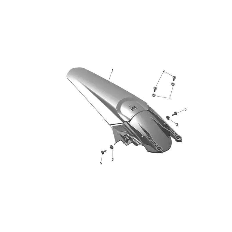 Garde-Boue Arrière TF 450-C Micro-Fiche