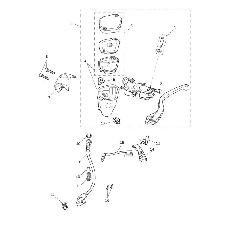 Levier d’Embrayage Rocket 3 Storm R Micro-Fiche