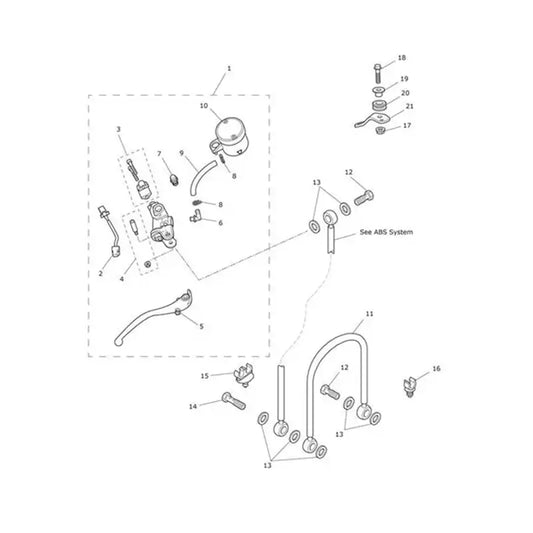 Maître Cylindre Frein Avant
