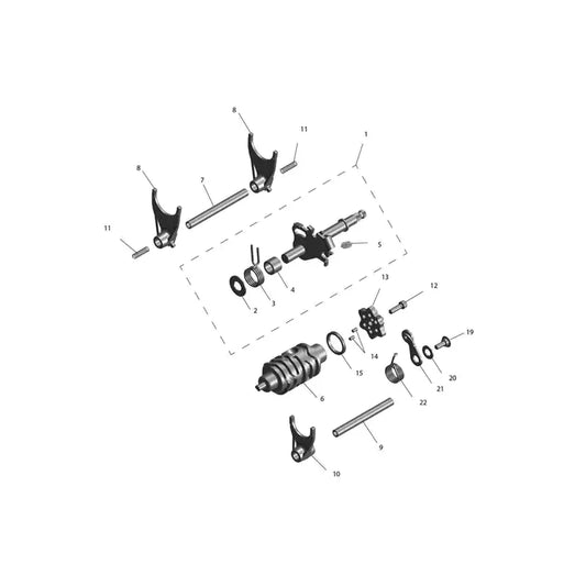 Mécanisme de Sélection Barillet Speed 400 Micro-Fiche