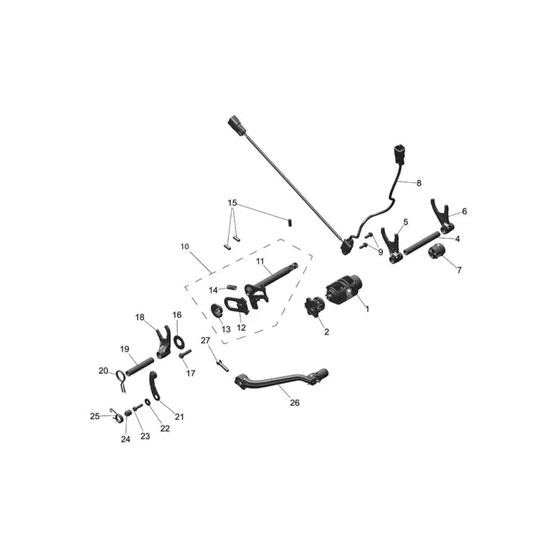 Mécanisme de Sélection de Vitesses TF 250-C Micro-Fiche