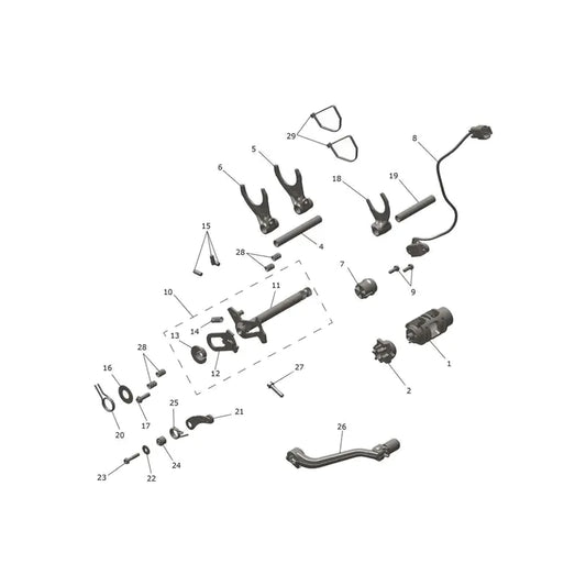 Mécanisme de Sélection de Vitesses TF 450-C Micro-Fiche
