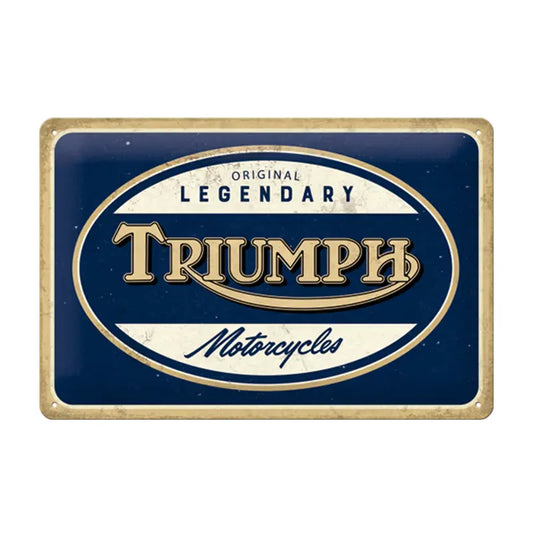 Plaque Émaillée Triumph Legendary
