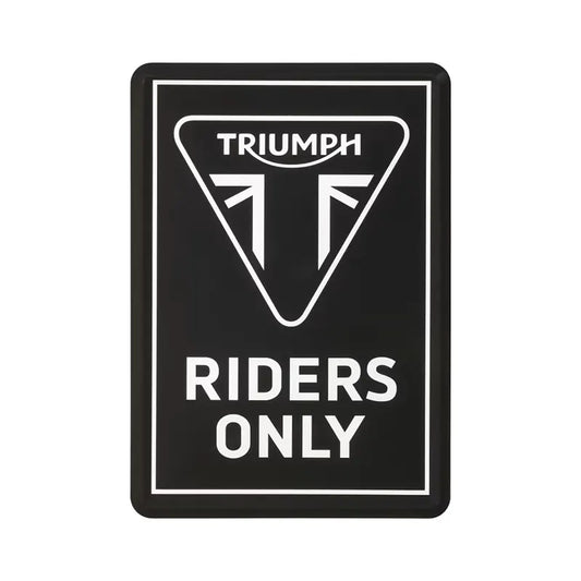 Carte Postal Métal Triumph Rider Only
