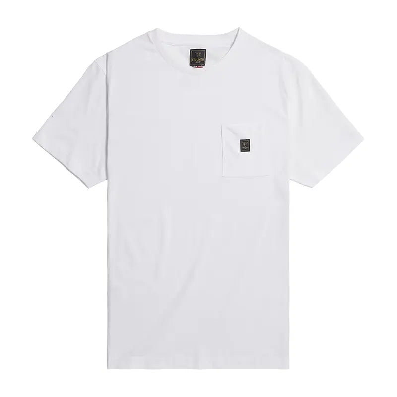 T-Shirt Bonneville T120 Blanc