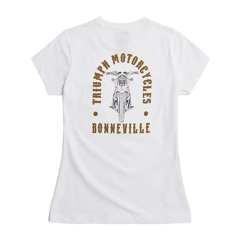 T-Shirt Bonneville T120 Pour Femme logo dorsal