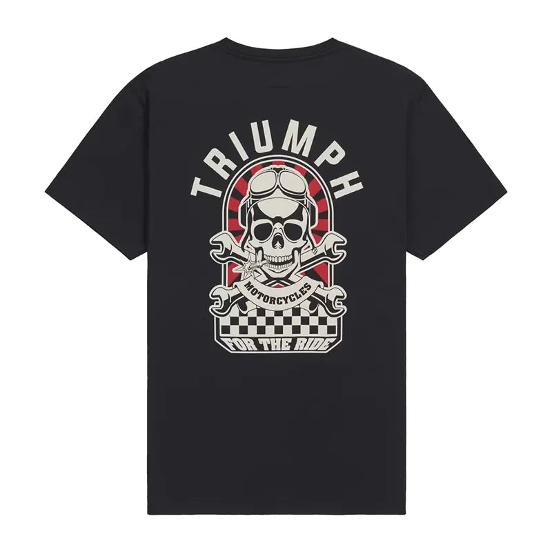 T-Shirt Hello Moto Noir logo dorsal