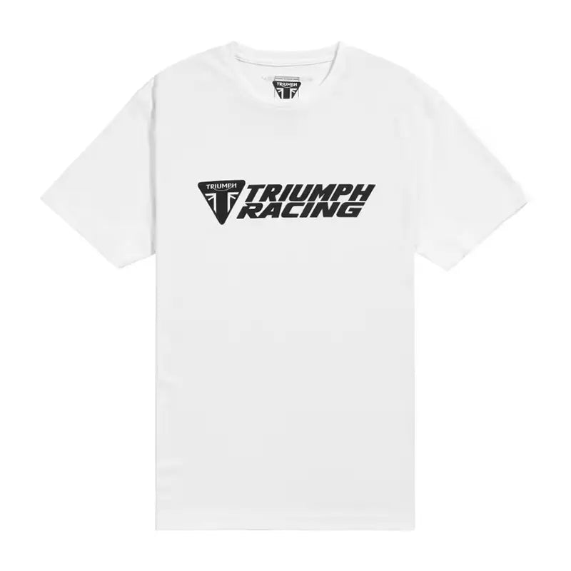 T-Shirt Triumph Racing Blanc
