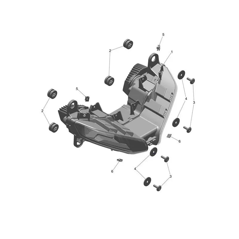 Phare Daytona 660 VIN jusqu'au CM3406 Micro-Fiche