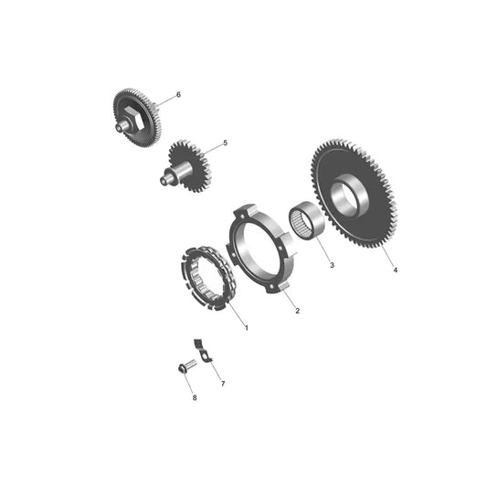 Pignons de Démarreur Scrambler 400 X Micro-Fiche
