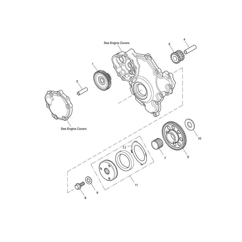 Pignons de Démarreur Speed Triple 1050 S (VIN à partir de 867685) Micro-Fiche
