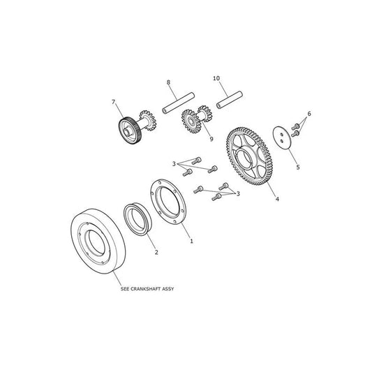 Pignons de Démarreur Speed Twin 1200 VIN AE2311 à CA0786 Micro-Fiche