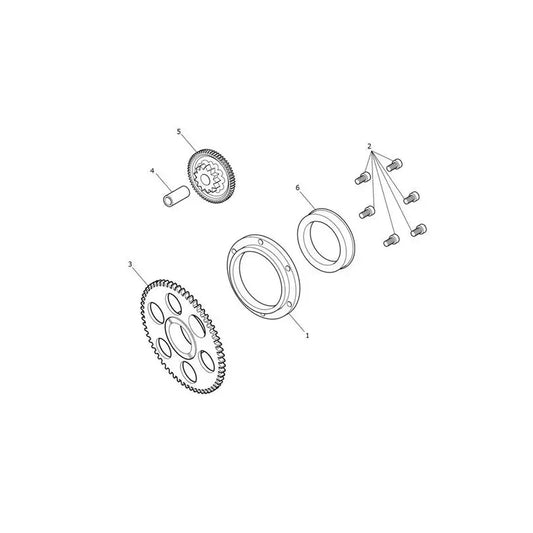 Pignons de Démarreur Trident 800 Micro-Fiche
