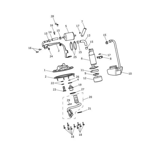 Pompe à Essence Bonneville Speedmaster VIN à partir de CM2412 Micro-Fiche