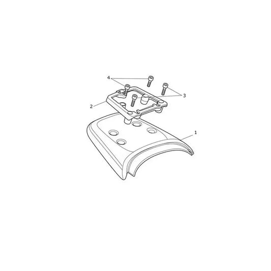 Porte-Bagages Scrambler 900 VIN jusqu'au CM9963 Micro-Fiche