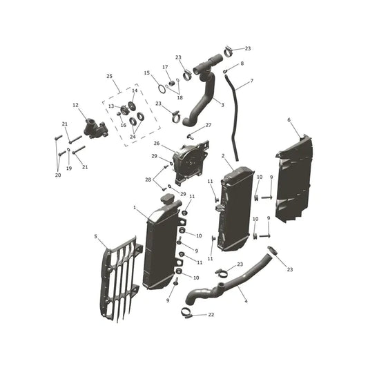 Radiateur, Ventilateur et Thermostat TF 250-E Micro-Fiche