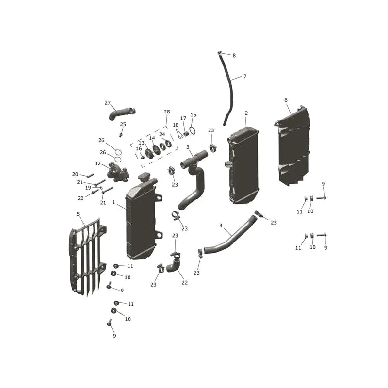 Radiateur, Ventilateur et Thermostat TF 450-C Micro-Fiche