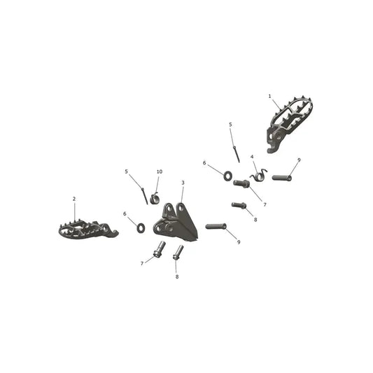Repose Pieds et Platines TF 250-E Micro-Fiche