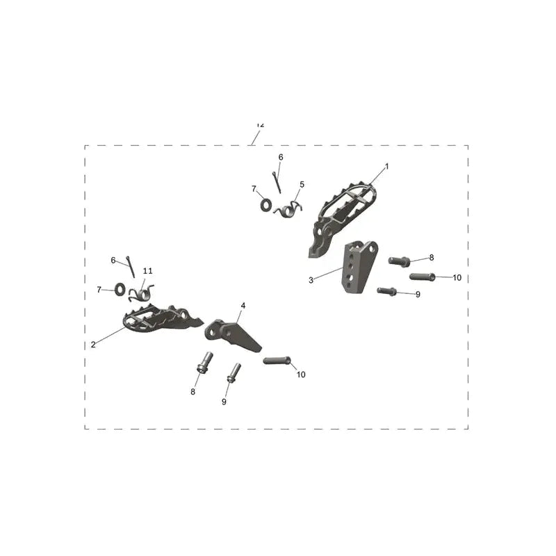 Repose Pieds et Platines TF 450-C Micro-Fiche