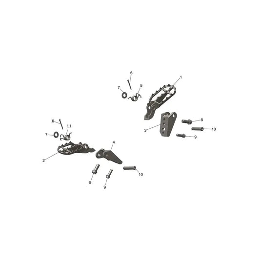 Repose Pieds et Platines TF 450-E Micro-Fiche