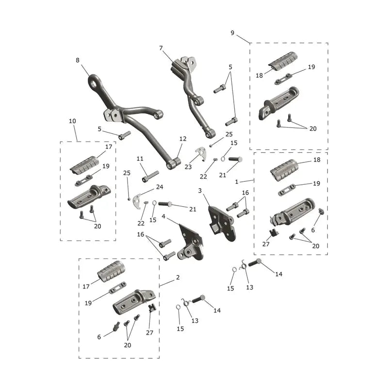 Repose Pieds Speed 400 Micro-Fiche