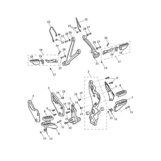 Reposes Pieds et Platines