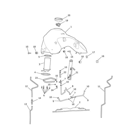 Réservoir Carburant et Pompe